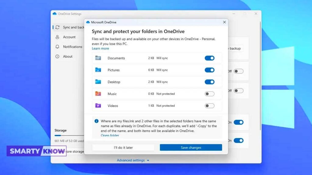 windows 11 onedrive backup